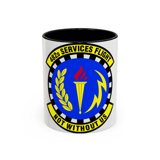 482d Services Flight (U.S. Air Force) Accent Coffee Mug