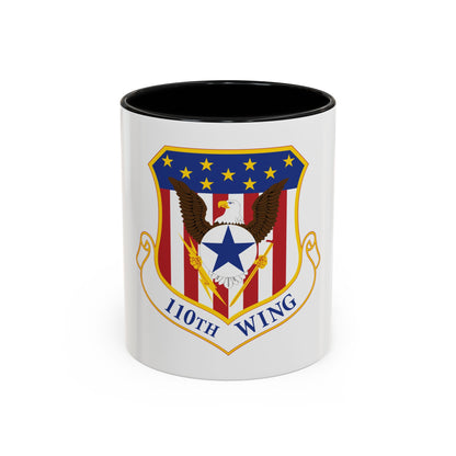 110th Wing emblem (U.S. Air Force) Accent Coffee Mug