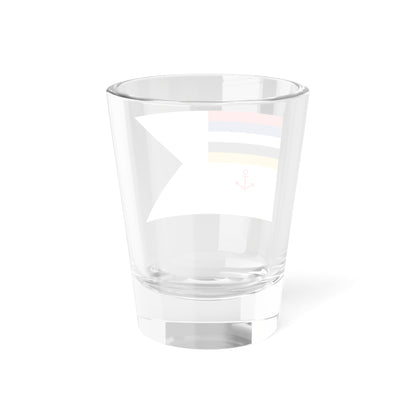 Flag of Marine Police Senior Officer at Present Afloat of Manchukuo (China) Shot Glass 1.5oz