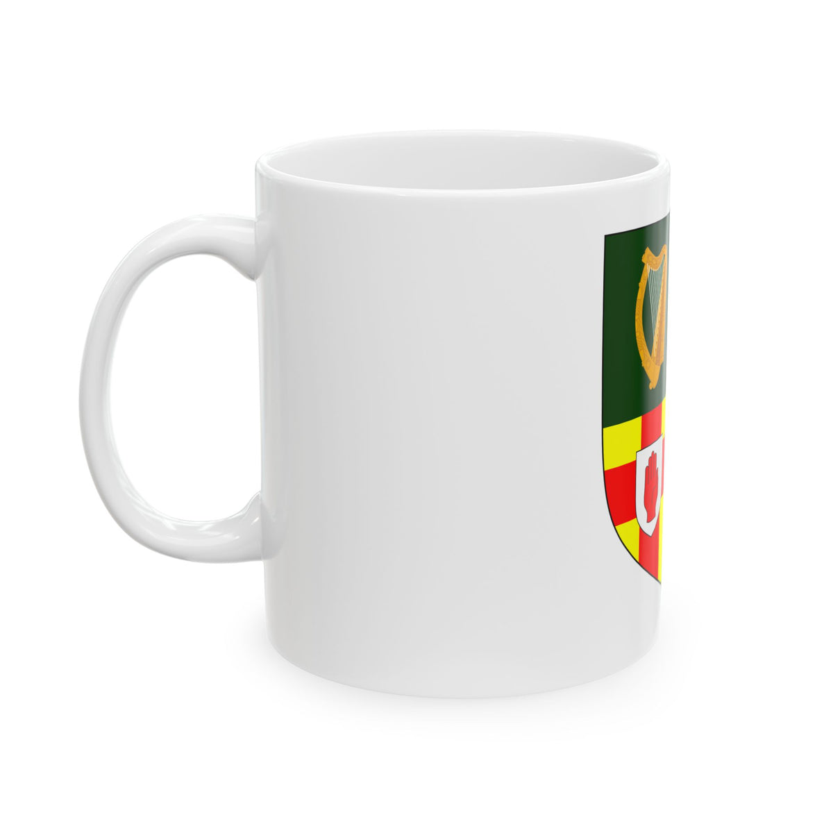 Provincial Arms of Ireland - White Coffee Mug