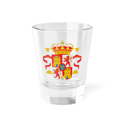 Escudo del rey de España abreviado antes de 1868 (Spain) (Coat of Arms) Shot Glass 1.5oz