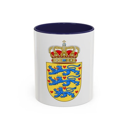 National Coat of arms of Denmark - Accent Coffee Mug