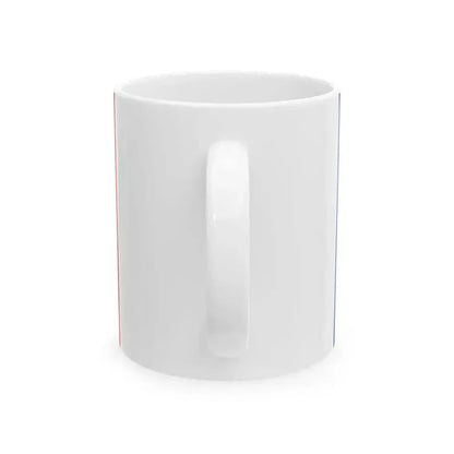 121e regiment dinfanterie de ligne-drapeau (France) White Coffee Mug - Go Mug Yourself