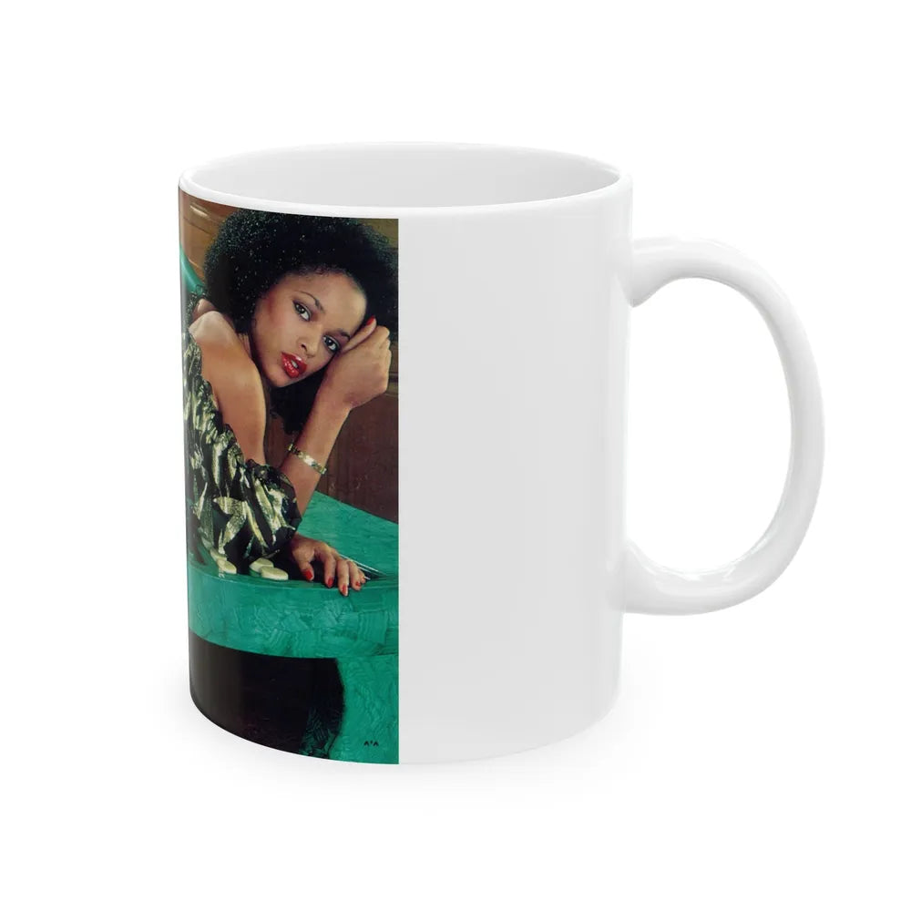 Ola Ray #44 (Vintage Female Icon) White Coffee Mug-Go Mug Yourself