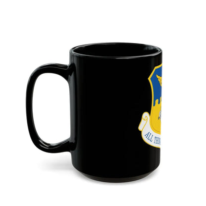 121st Air Refueling Wing (U.S. Air Force) Black Coffee Mug-Go Mug Yourself