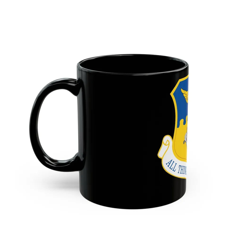 121st Air Refueling Wing (U.S. Air Force) Black Coffee Mug-Go Mug Yourself