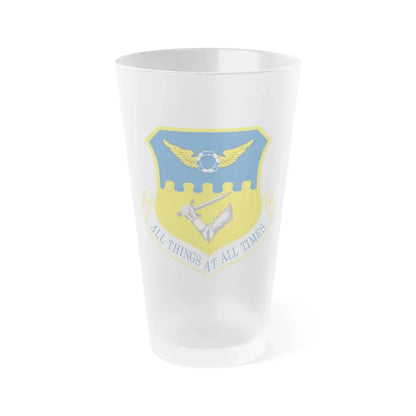121st Air Refueling Wing (U.S. Air Force) Frosted Pint Glass 16oz Default Title - Go Mug Yourself