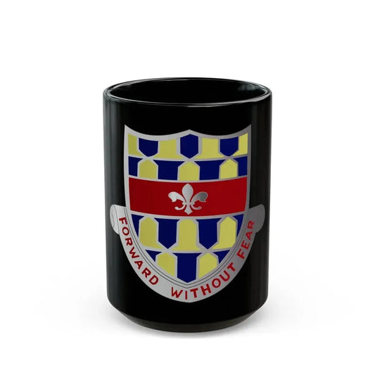 122 Cavalry Regiment (U.S. Army) Black Coffee Mug 15oz - Go Mug Yourself