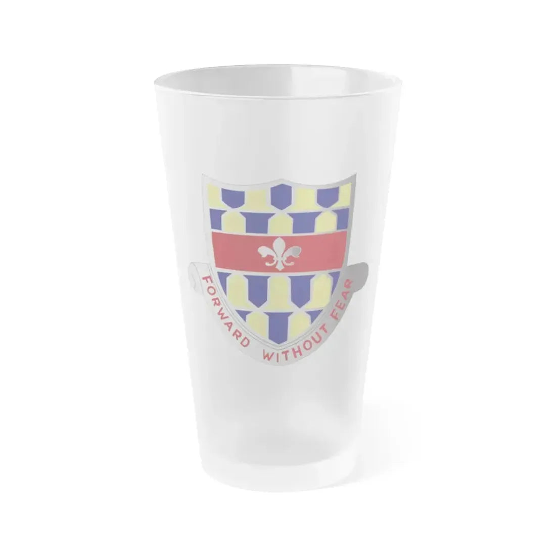 122 Cavalry Regiment (U.S. Army) Frosted Pint Glass 16oz Default Title - Go Mug Yourself
