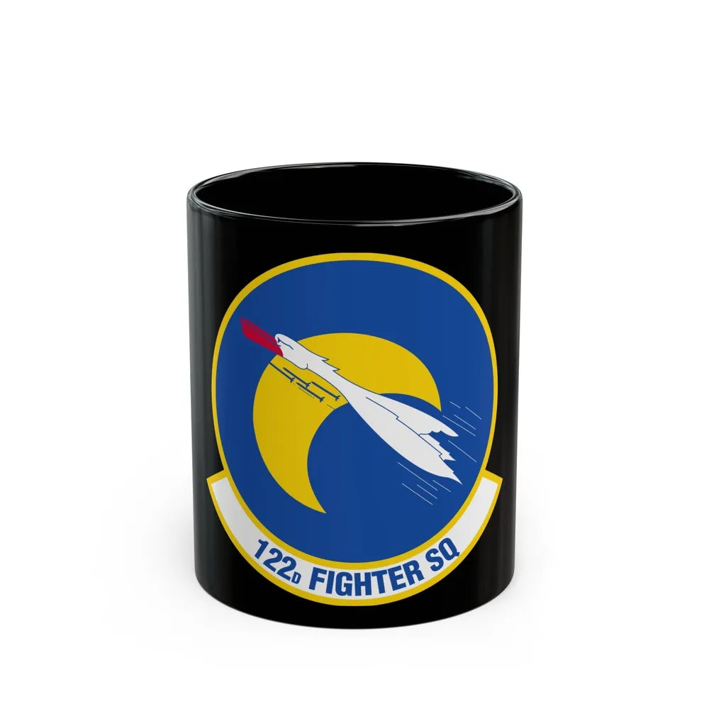 122 Fighter Squadron (U.S. Air Force) Black Coffee Mug-11oz-Go Mug Yourself