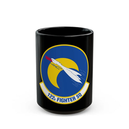 122 Fighter Squadron (U.S. Air Force) Black Coffee Mug-15oz-Go Mug Yourself