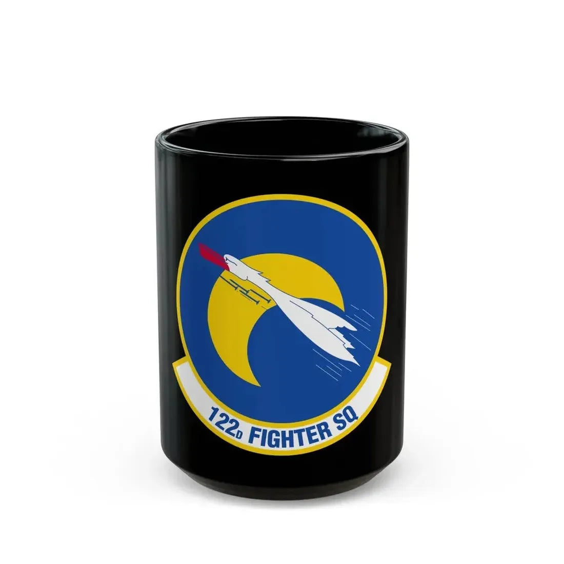 122 Fighter Squadron (U.S. Air Force) Black Coffee Mug 15oz - Go Mug Yourself