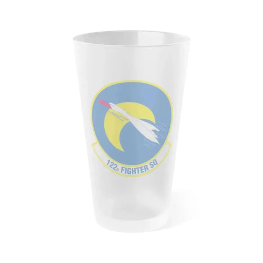 122 Fighter Squadron (U.S. Air Force) Frosted Pint Glass 16oz 16oz Frosted - Go Mug Yourself