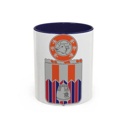 122 Signal Battalion (U.S. Army) Accent Coffee Mug 11oz Navy - Go Mug Yourself