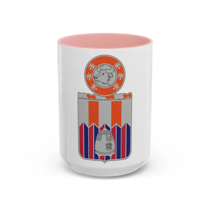 122 Signal Battalion (U.S. Army) Accent Coffee Mug 15oz Pink - Go Mug Yourself