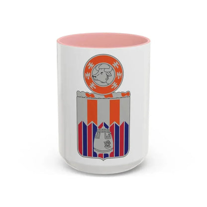 122 Signal Battalion (U.S. Army) Accent Coffee Mug 15oz Pink - Go Mug Yourself