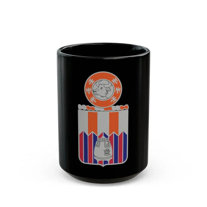 122 Signal Battalion (U.S. Army) Black Coffee Mug 15oz - Go Mug Yourself