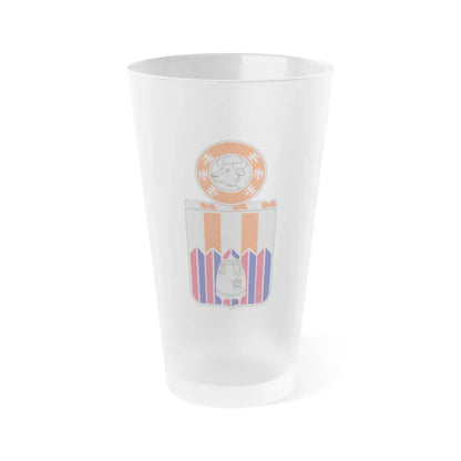 122 Signal Battalion (U.S. Army) Frosted Pint Glass 16oz Default Title - Go Mug Yourself