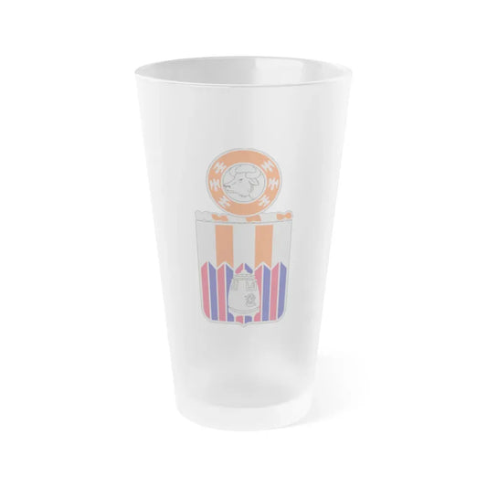122 Signal Battalion (U.S. Army) Frosted Pint Glass 16oz Default Title - Go Mug Yourself