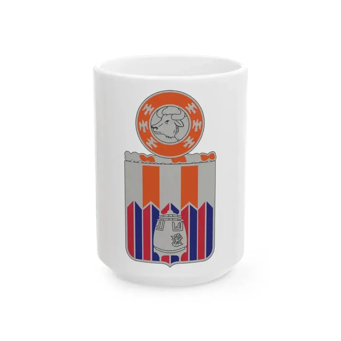 122 Signal Battalion (U.S. Army) White Coffee Mug 15oz - Go Mug Yourself