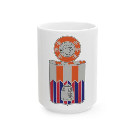 122 Signal Battalion (U.S. Army) White Coffee Mug 15oz - Go Mug Yourself
