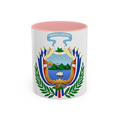 Coat of arms of Costa Rica (1848-1906) - Accent Coffee Mug