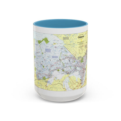 Canada - Ontario 1 (1996 (Map) Accent Coffee Mug