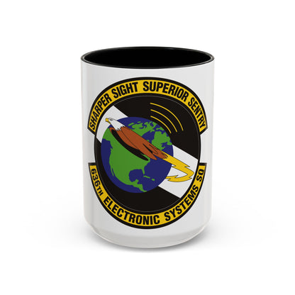 636th Electronic Systems Squadron (U.S. Air Force) Accent Coffee Mug