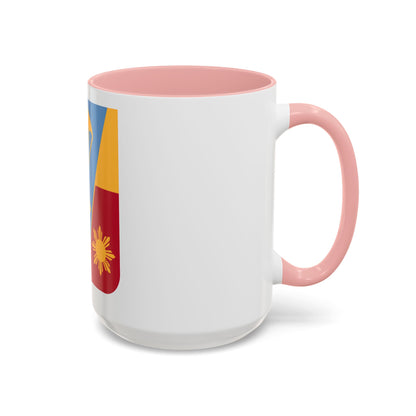 674th Airborne Field Artillery Battalion v2 (U.S. Army) Accent Coffee Mug