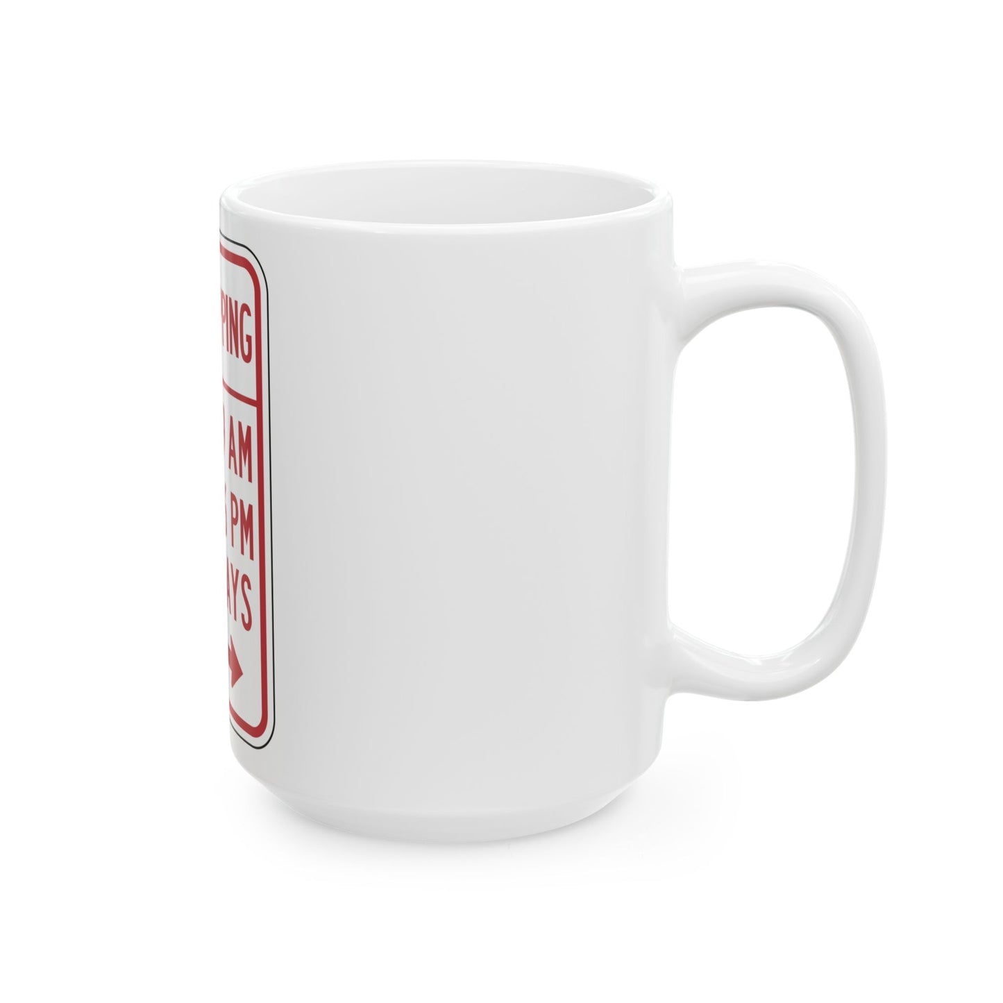 NYSDOT NYP1-8 (New York) (Road Sign) White Coffee Mug