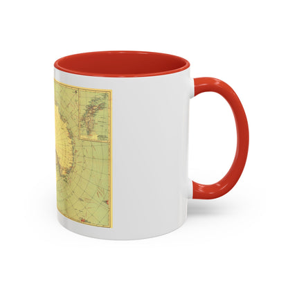 Antarctic Regions (1932) (Map) Accent Coffee Mug