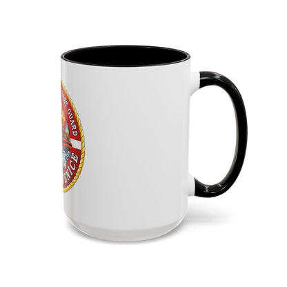 USCG Station Venice (U.S. Coast Guard) Accent Coffee Mug
