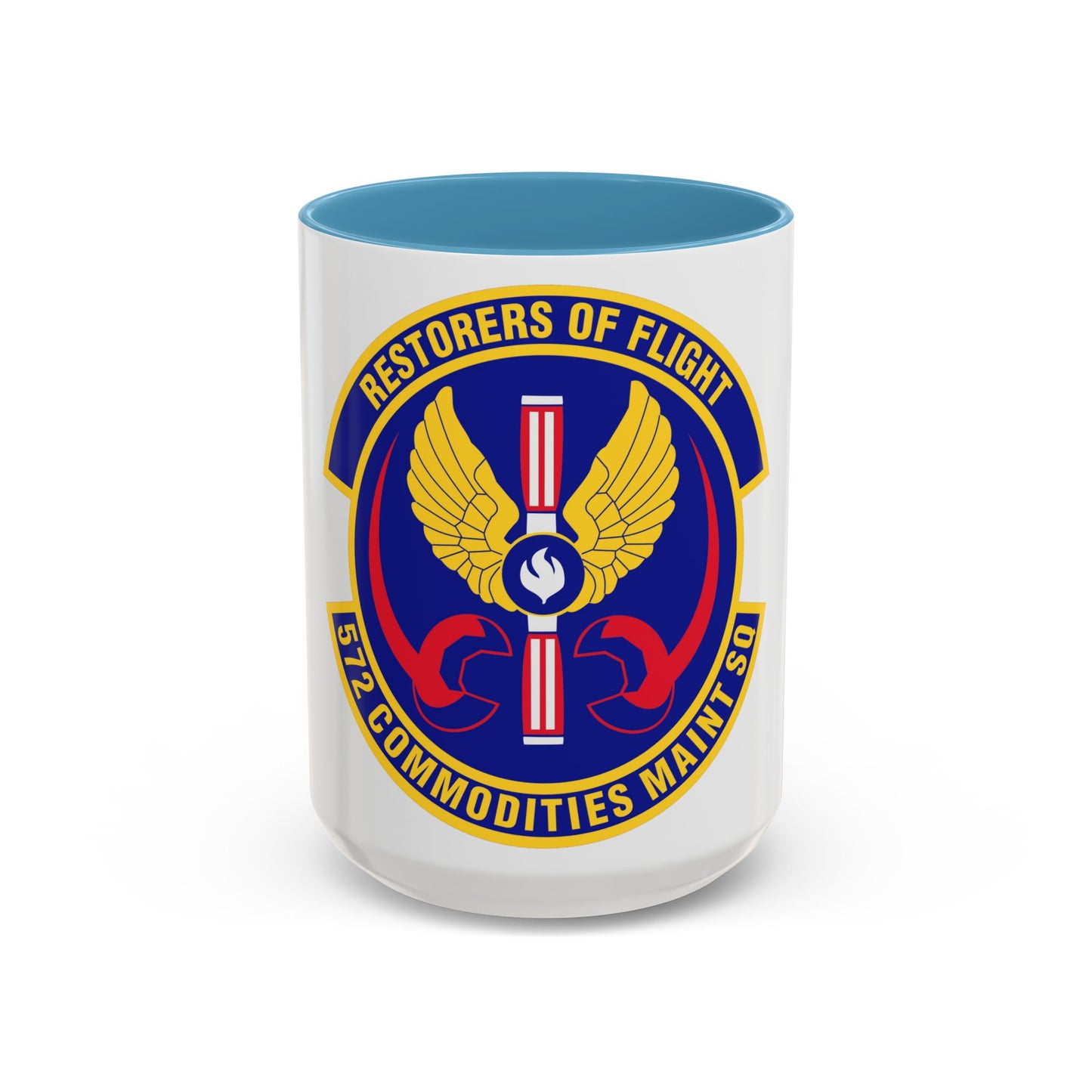 572d Commodities Maintenance Squadron (U.S. Air Force) Accent Coffee Mug