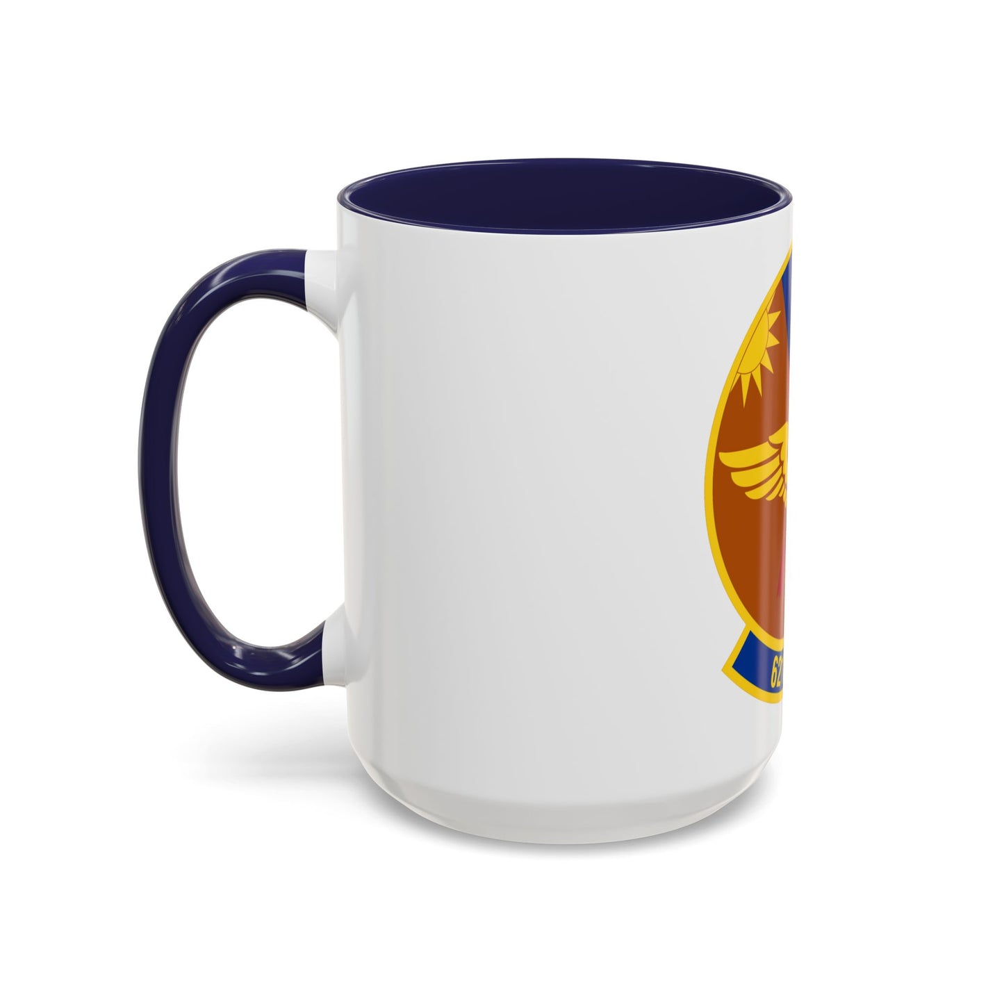 621 Air Mobility Operations Squadron AMC (U.S. Air Force) Accent Coffee Mug