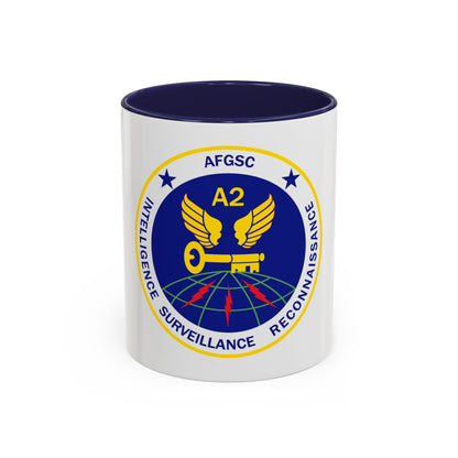 AFGSC A2 (U.S. Air Force) Accent Coffee Mug