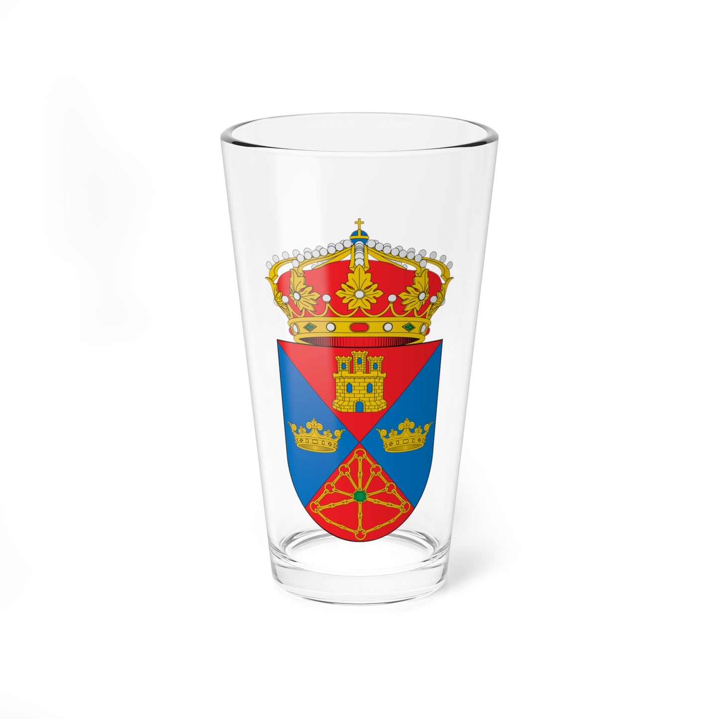 Escudo de Abusejo (Spain) (Coat of Arms) Pint Glass 16oz