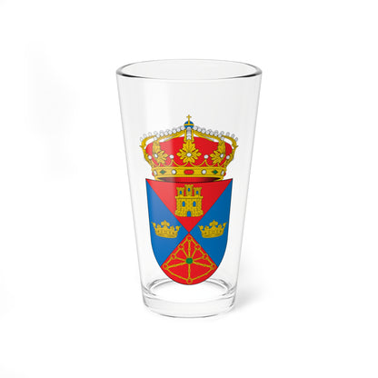 Escudo de Abusejo (Spain) (Coat of Arms) Pint Glass 16oz