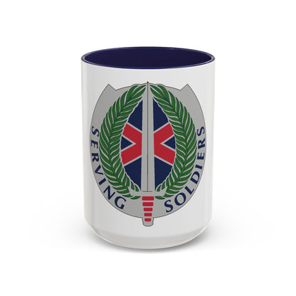 10 Personnel Command (U.S. Army) Accent Coffee Mug