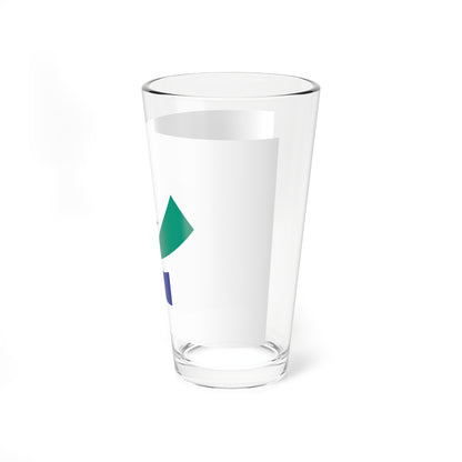 Flag of Yoshinogawa Tokushima (Japan) Pint Glass 16oz
