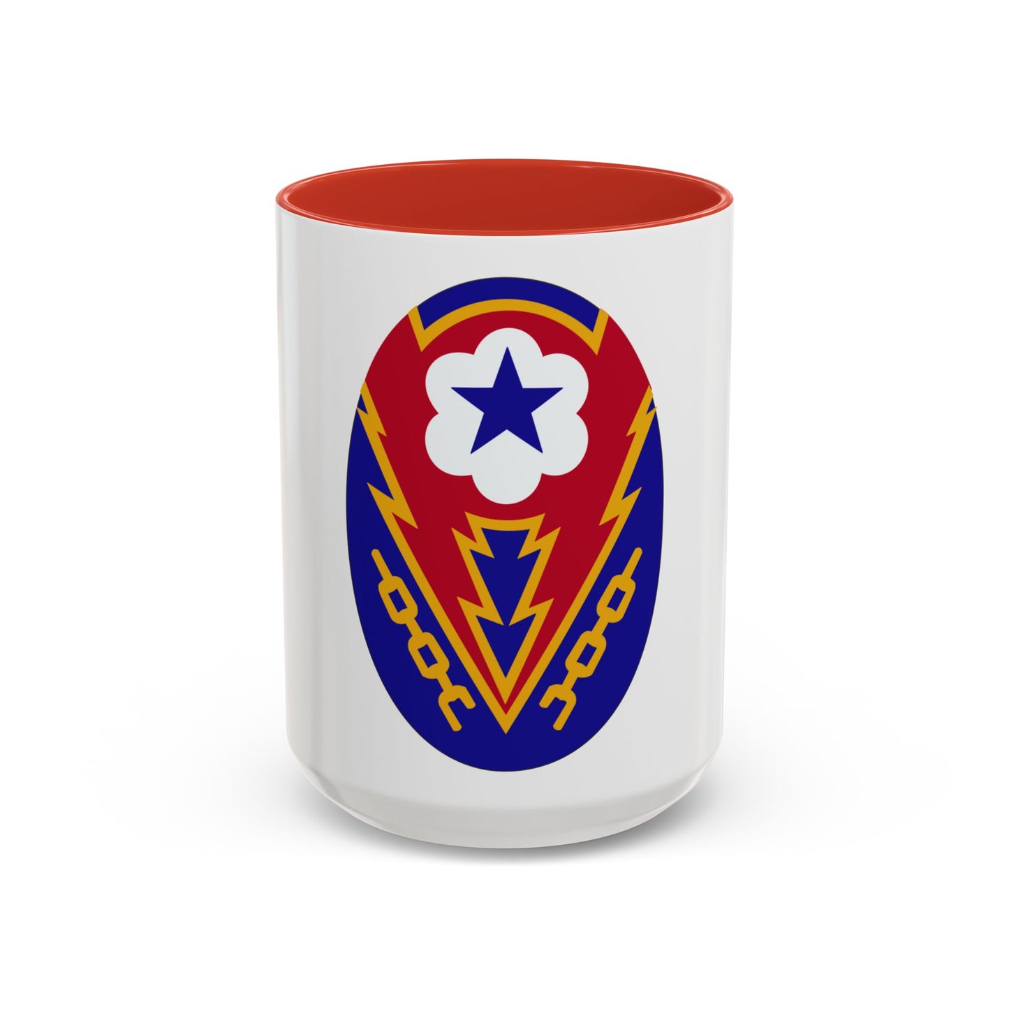 Communications Zone Personnel Europe (U.S. Army) Accent Coffee Mug