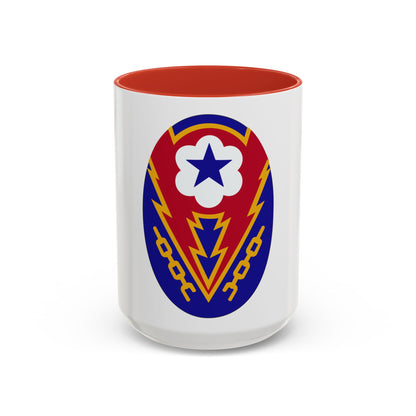 Communications Zone Personnel Europe (U.S. Army) Accent Coffee Mug