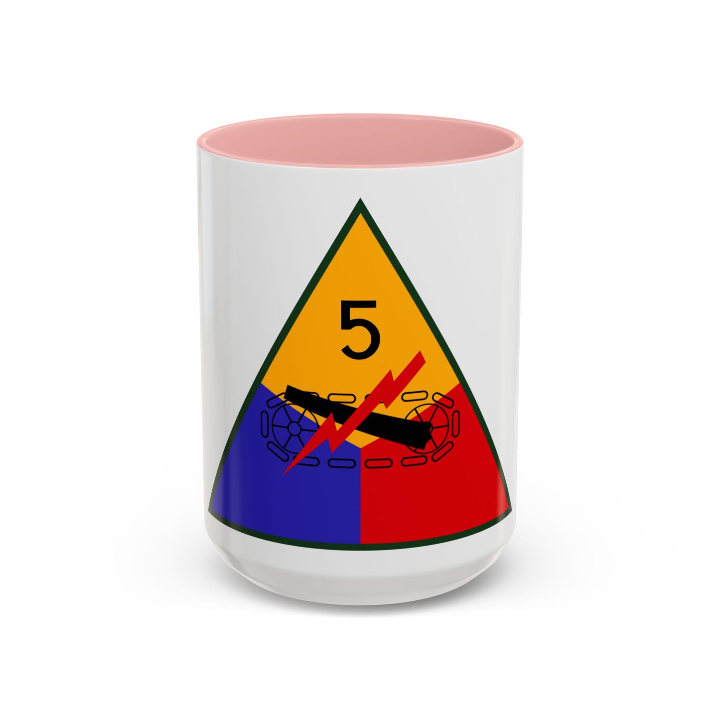 5th Armored Division (U.S. Army) Accent Coffee Mug