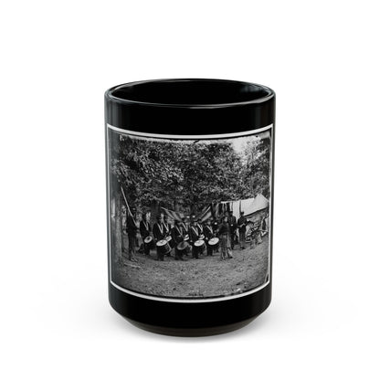 Bealeton, Va. Drum Corps, 93d New York Infantry (U.S. Civil War) Black Coffee Mug