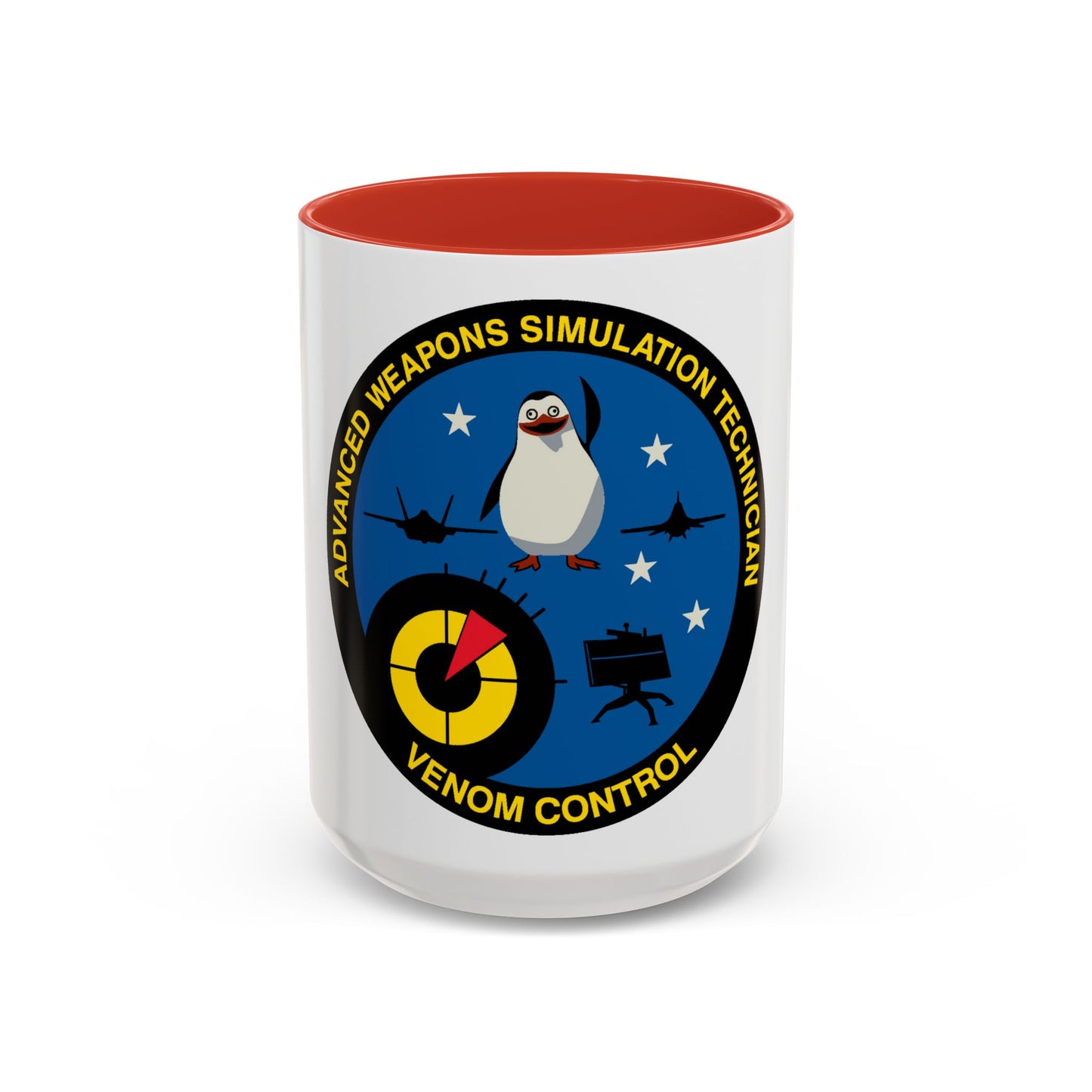 Advanced Weapons Simulation Tech Venom Ctrl (U.S. Air Force) Accent Coffee Mug