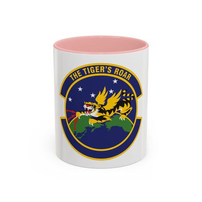 614 Air and Space Communications Squadron AFSPC (U.S. Air Force) Accent Coffee Mug