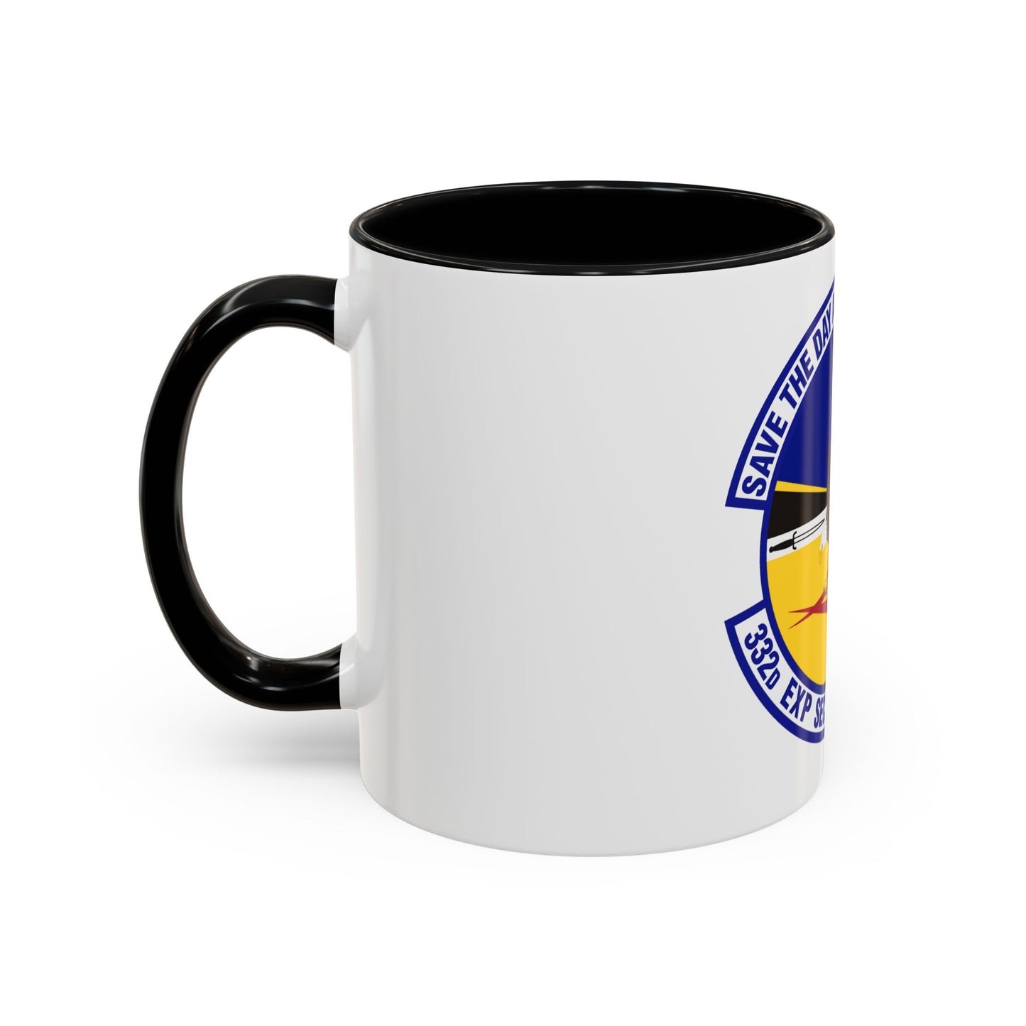 332d Expeditionary Security Forces Squadron (U.S. Air Force) Accent Coffee Mug