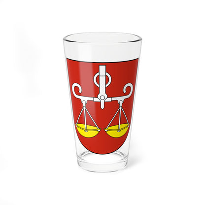 Wagenhausen-blazon (Switzerland) (Coat of Arms) Pint Glass 16oz