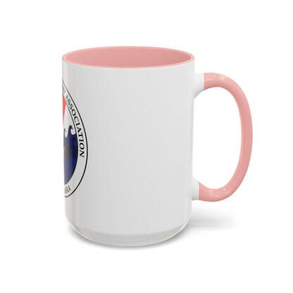 USCG Officers (U.S. Coast Guard) Accent Coffee Mug
