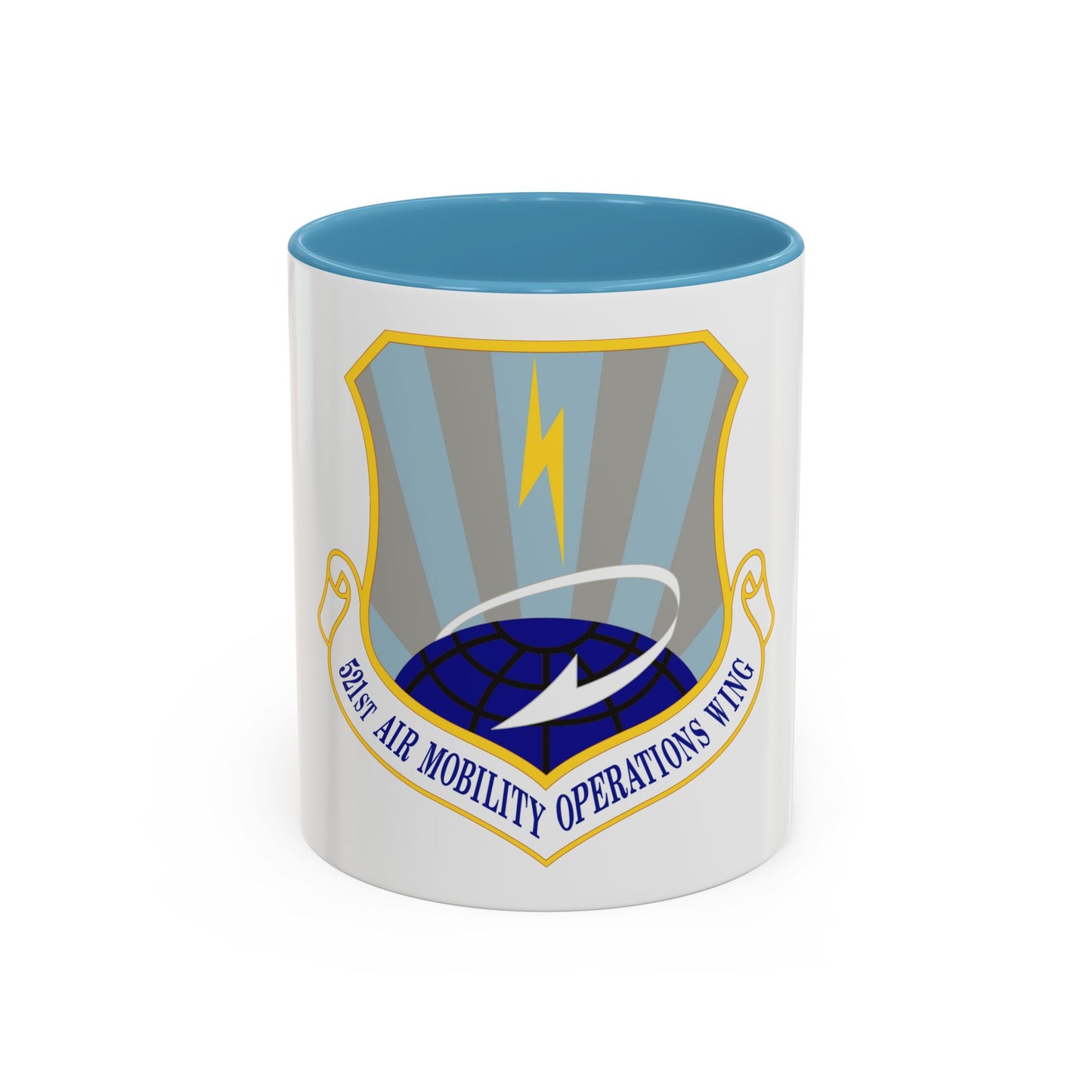 521st Air Mobility Operations Wing (U.S. Air Force) Accent Coffee Mug