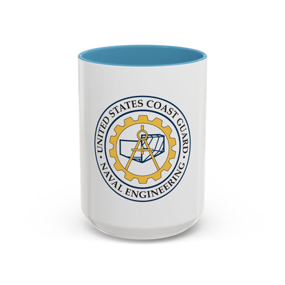 USCG Naval Engineering (U.S. Coast Guard) Accent Coffee Mug